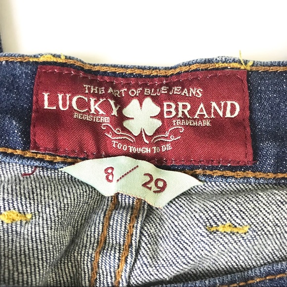 Lucky Brand Sweet Crop Capri Jean Size 8/29 Women - Picture 5 of 8